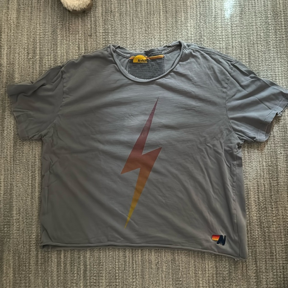 Girls Aviator Nation size large tshirt